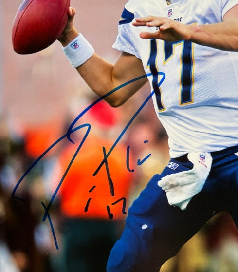 Philip Rivers Autographed San Diego Chargers 8x10 Photo - JSA COA - Latitude Sports Marketing