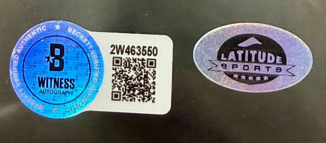 Chris Harris Jr. Autographed 11x14 Photo Super Bowl 50 Framed 21.5x17.5 BAS COA