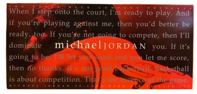 1994 Upper Deck Michael Jordan Rare Air 90-Card Complete Set (Open Box)