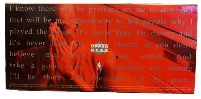 1994 Upper Deck Michael Jordan Rare Air 90-Card Complete Set (Open Box)