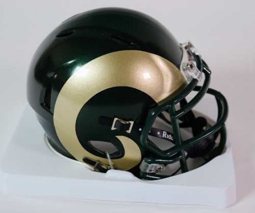 Colorado State Rams Unsigned Riddell Mini Helmet