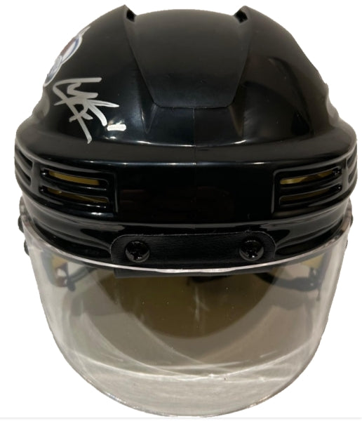 Cale Makar Autographed Colorado Avalanche Black Mini Helmet – Fanatics COA - Latitude Sports Marketing