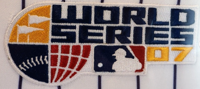 Todd Helton Autographed/Inscribed "HOF '24" 2007 WS Jersey Deluxe Frame TriStar