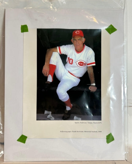 Frank Robinson Signed & Inscribed "H.O.F. 82" 8x10 Photo – Matted 11x14 with Nameplate | PSA Authenticated - Latitude Sports Marketing
