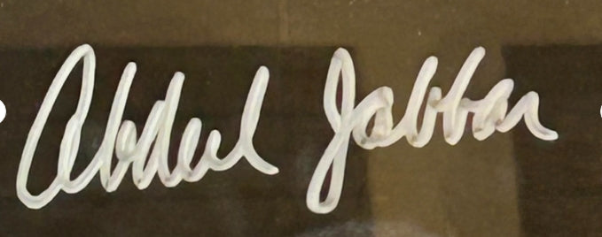 Kareem Abdul-Jabbar & John Wooden Dual-Signed 16x20 UCLA Photo JSA COA