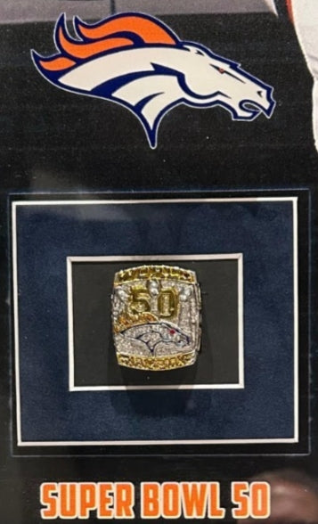 Von Miller Autographed LED Lighted Shadowbox Collage – Super Bowl 50 Strip Sack Photo & Replica Championship Ring (BAS COA) - Latitude Sports Marketing