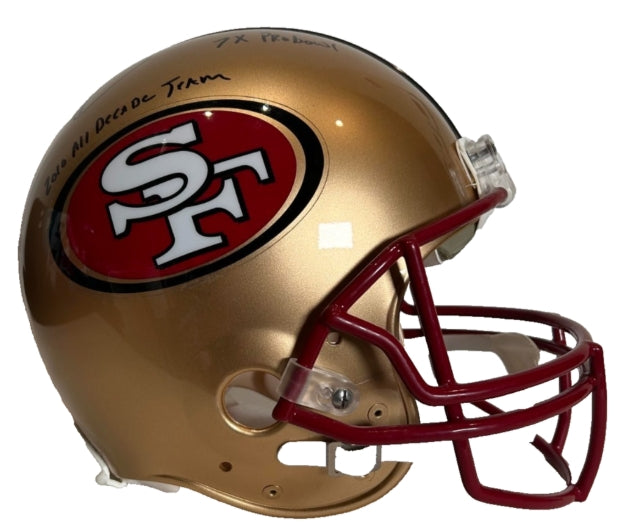 Patrick Willis Autographed/3X Inscribed San Francisco 49ers Full-Size Authentic Helmet BAS COA