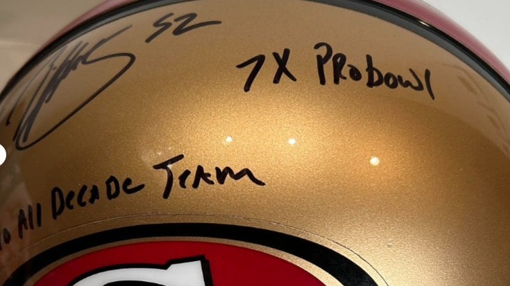 Patrick Willis Autographed/3X Inscribed San Francisco 49ers Full-Size Authentic Helmet BAS COA
