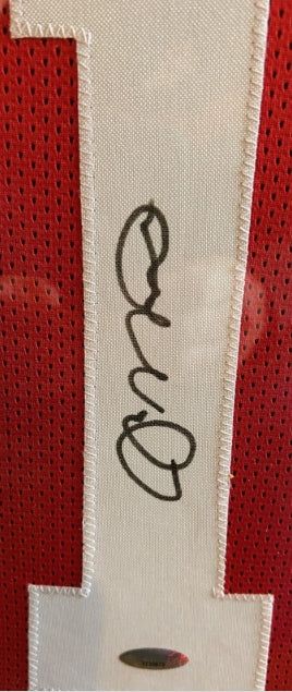 Joe Montana San Francisco 49ers Signed Mitchell & Ness Stat Jersey Tri-Star COA - Latitude Sports Marketing