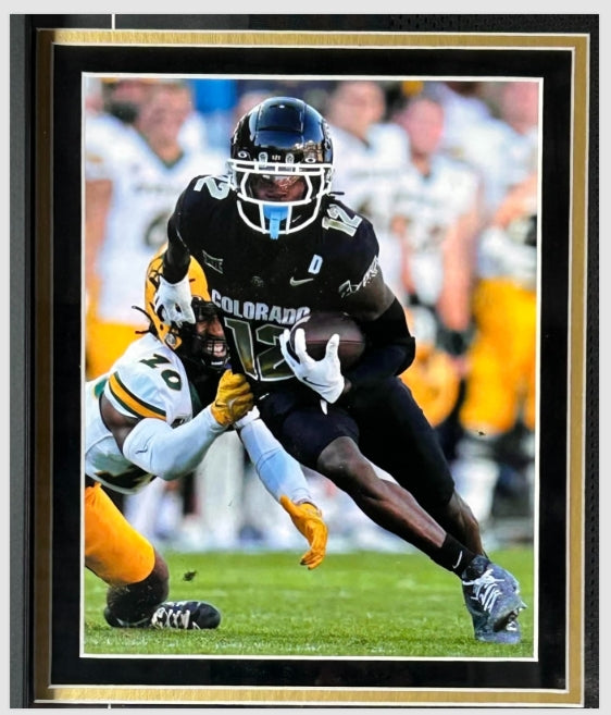 Travis Hunter Autographed/Inscribed "24 Heisman" CU Buffs Jersey Framed BAS COA