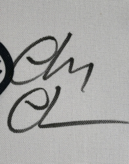Chevy Chase Autographed Bushwood CC Flag Framed Display with Photo - JSA Certified - Latitude Sports Marketing