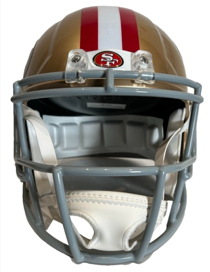 Deebo Samuel Autographed San Francisco 49ers 75th Anniversary Full-Size Replica Helmet – Fanatics Authentic COA