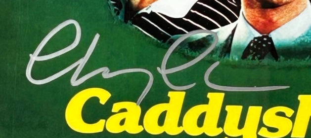 Chevy Chase Autographed Caddyshack Movie Poster in 16.5"Wx25.5"H Frame PSA/DNA COA