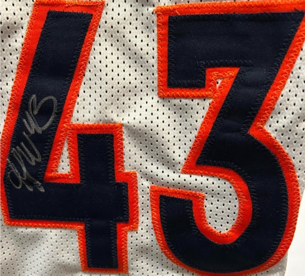 Talib, Harris Jr., Stewart, Ward 4x Signed "No Fly Zone" Custom Jersey BAS COA