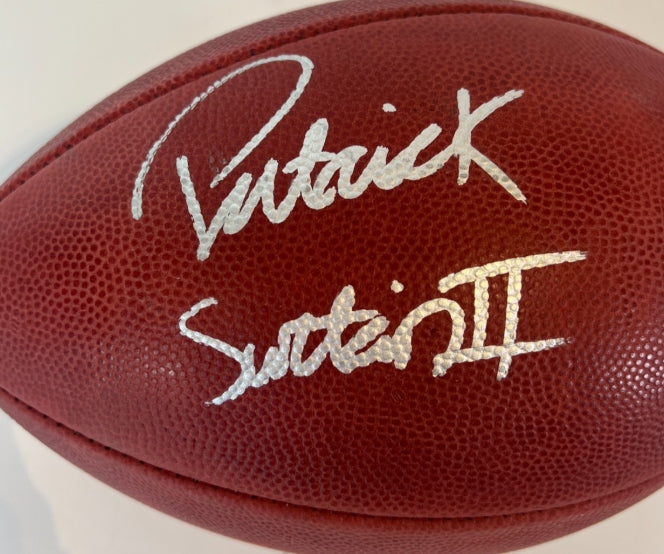 Patrick Surtain II Autographed/Inscribed 'Go Broncos' NFL Football with Beckett COA