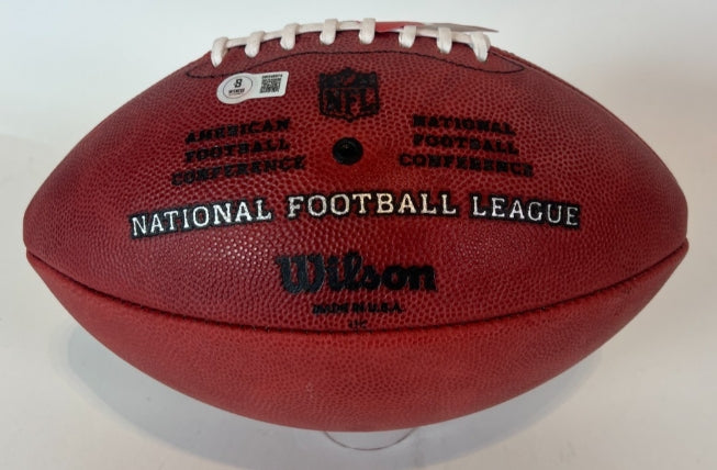 Patrick Surtain II Autographed/Inscribed 'Go Broncos' NFL Football with Beckett COA