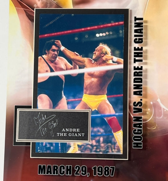 "The Immortal Hulk Hogan" Photo Collage with 4 Laser Engraved Signatures - Latitude Sports Marketing