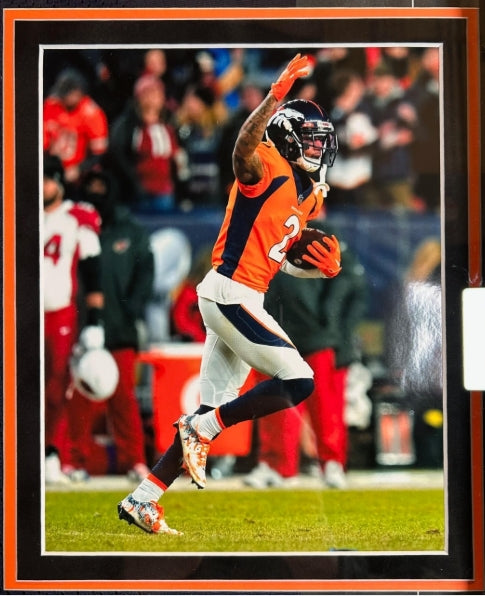 Patrick Surtain II Autographed Custom Navy Broncos Jersey Deluxe Framed Display with BAS COA - Latitude Sports Marketing