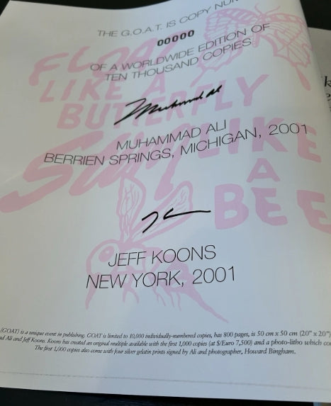 GOAT: A Tribute To Muhammad Ali – RARE Oversized Promo Book (2004)