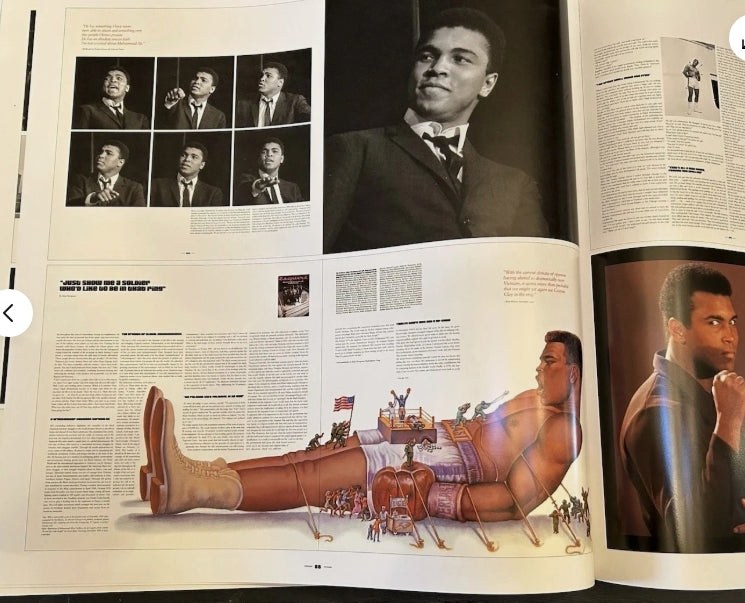 GOAT: A Tribute To Muhammad Ali – RARE Oversized Promo Book (2004)