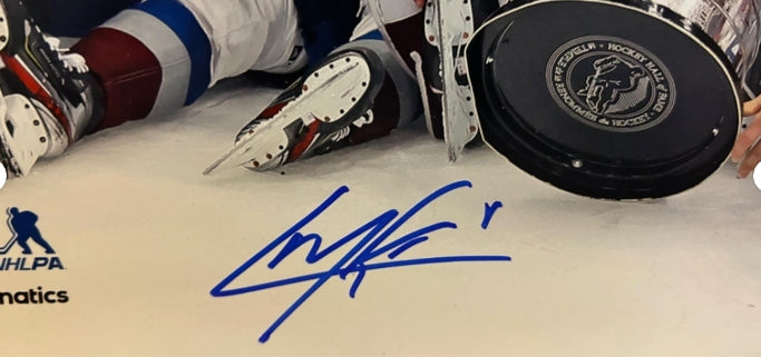 Cale Makar Autographed 11x14 Team Photo – 2022 Stanley Cup Champions (Fanatics COA) - Latitude Sports Marketing