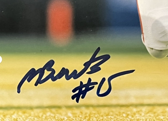 Nik Bonitto Denver Broncos Autographed 8x10 Photo with Plaque Beckett COA - Latitude Sports Marketing