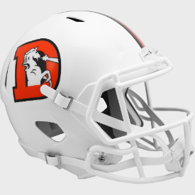 Denver Broncos Riddell Speed Replica Snowcapped Football Helmet (2023)