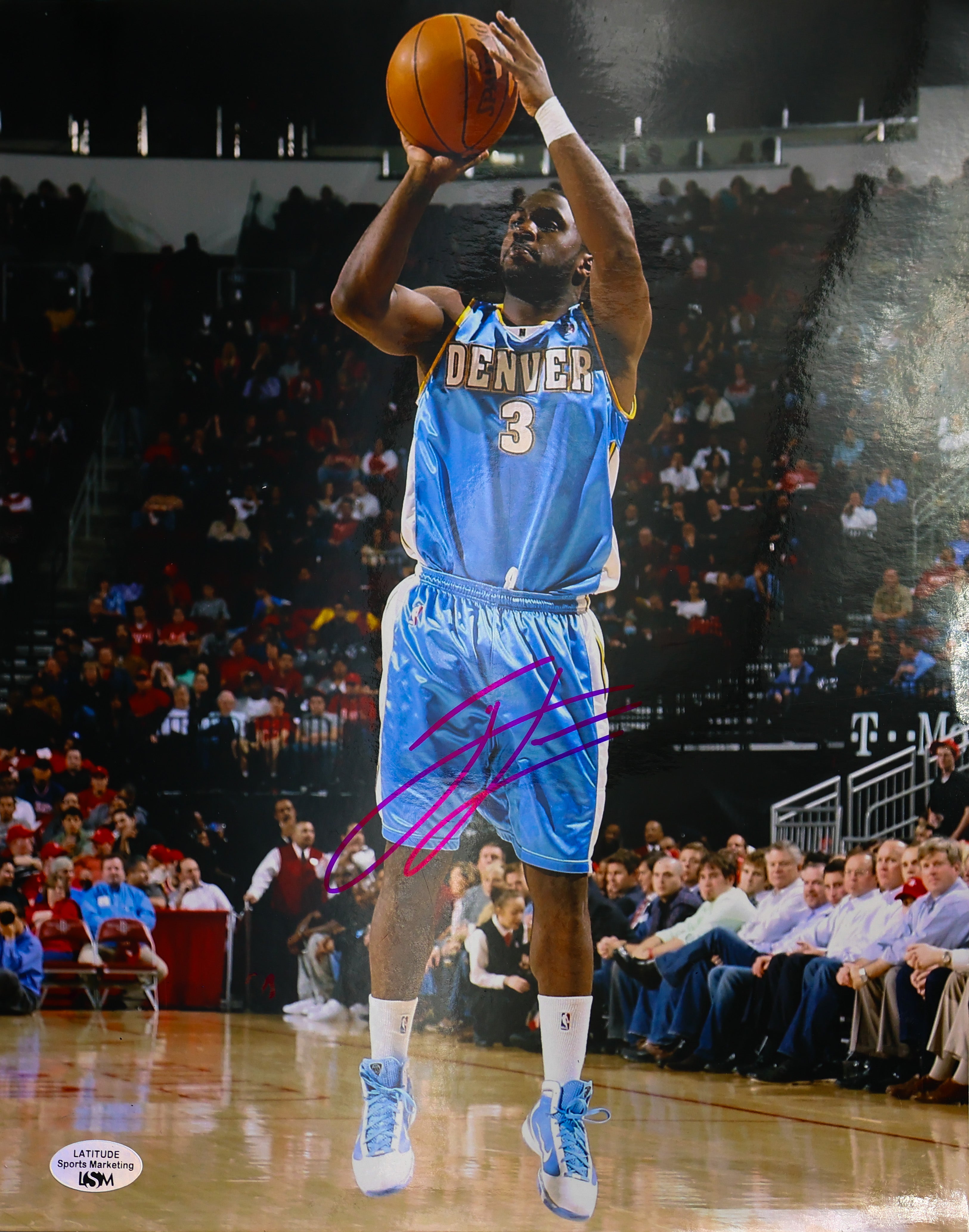Ty Lawson Denver Nuggets Autographed 8X10 Photo, image size:3251x4136