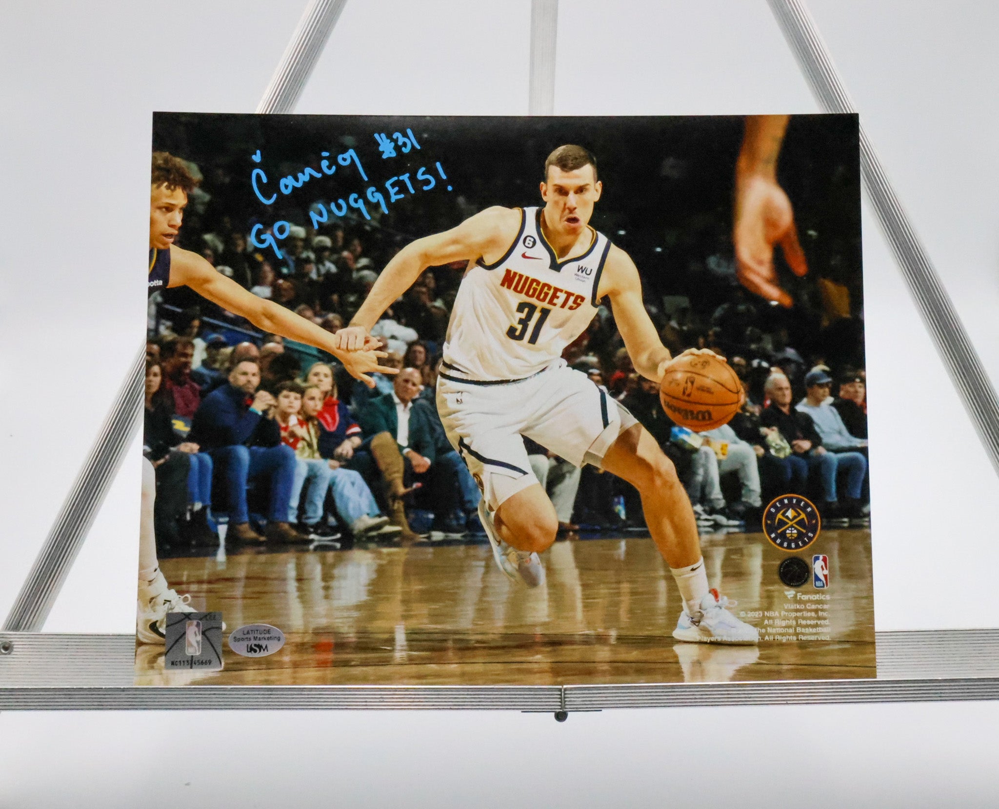 Vlatko Cancar Autographed 8X10 Photo - Latitude Sports Marketing