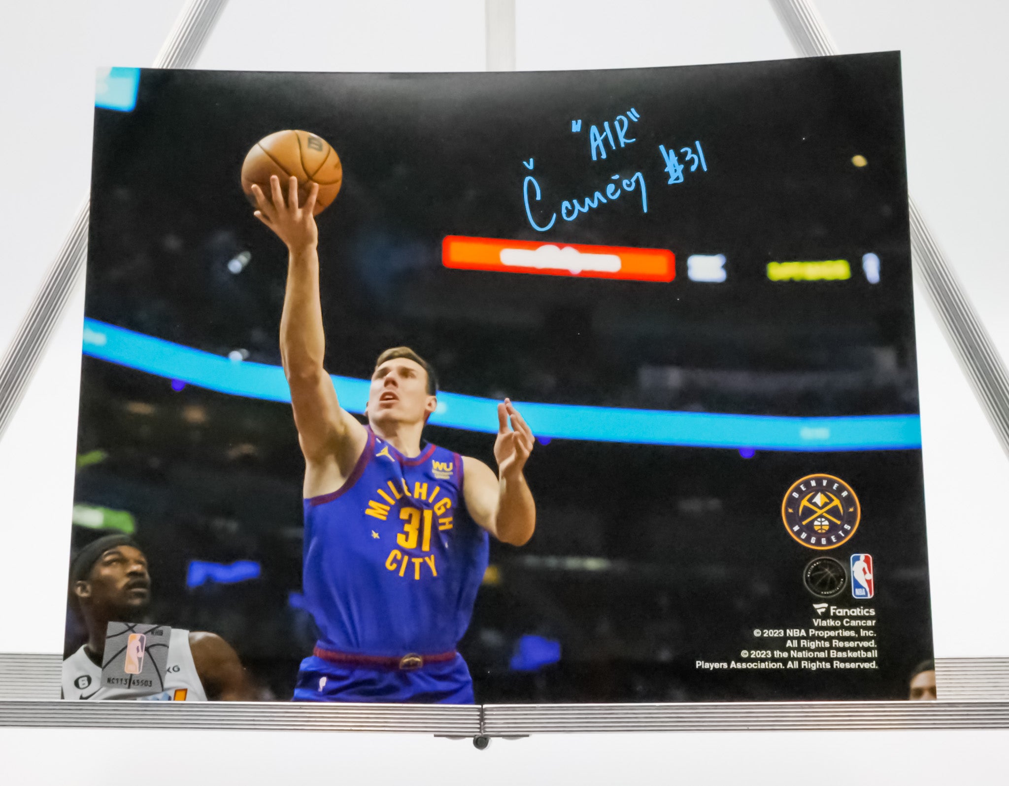 Vlatko Cancar Autographed 8x10 Photo - Latitude Sports Marketing