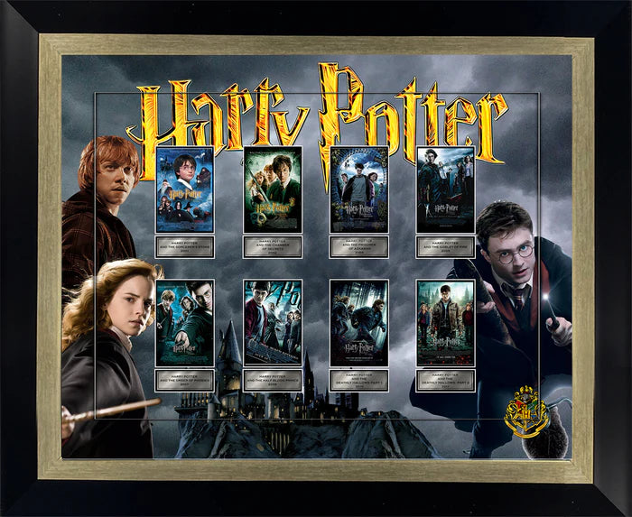 Harry Potter Movies Masterpiece 3D Laser Engraved Signature – Deluxe Framed Display