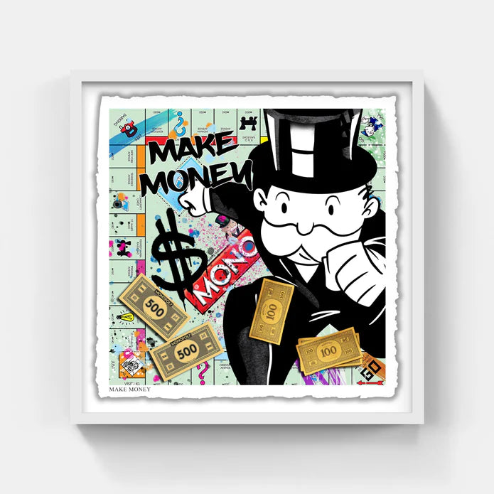 MONOPOLY MAKE MONEY Framed - Latitude Sports Marketing