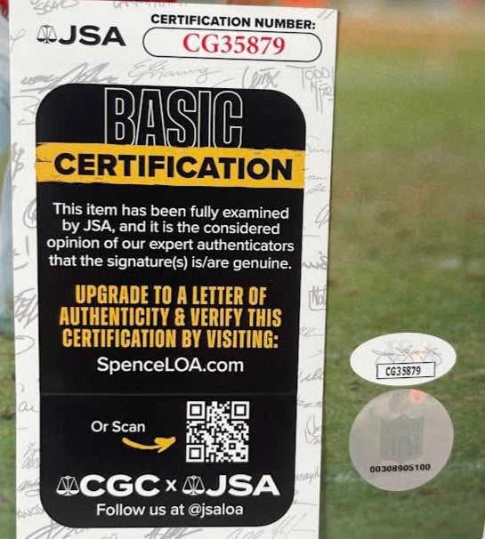 Ed McCaffrey San Francisco 49ers Autographed 8x10 Photo JSA COA