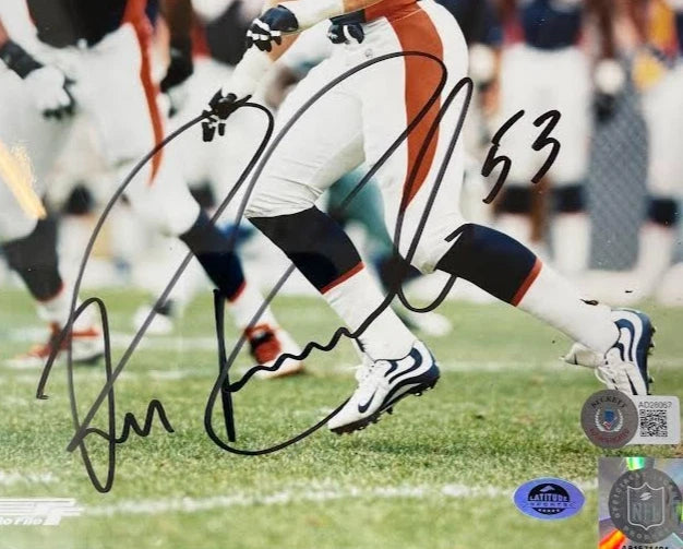 Bill Romanowski Autographed 8x10 Photo with Plaque Beckett COA