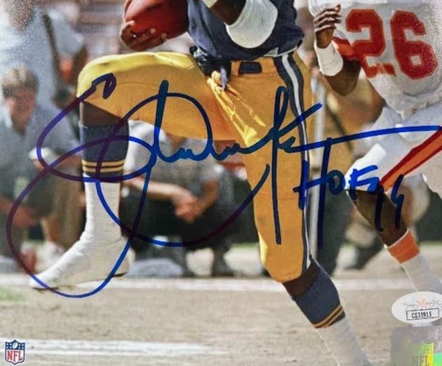 Eric Dickerson Los Angeles Rams Autographed 8x10 Photo JSA COA