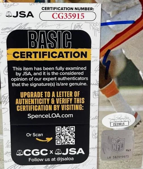 Eric Dickerson Los Angeles Rams Autographed 8x10 Photo JSA COA