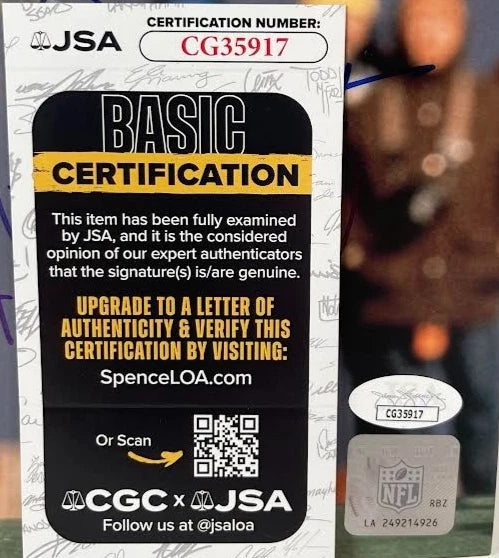 Tony Dorsett Dallas Cowboys Autographed 8x10 Photo Inscribed "HOF" JSA COA