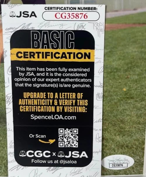 Dave Campbell Detroit Tigers Autographed 8x10 Photo JSA COA