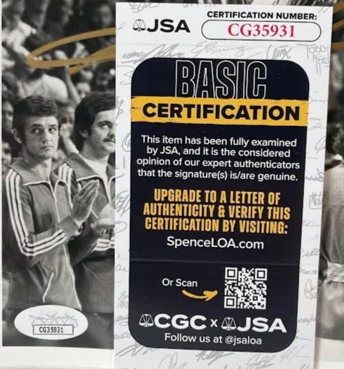 Sugar Ray Leonard Autographed 8x10 Photo JSA COA