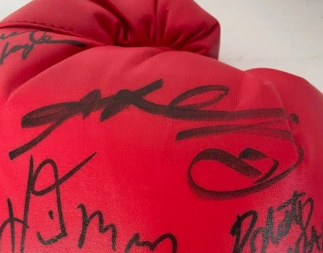 Four Kings Boxing Glove - Signed by Roberto Duran, Marvin Hagler, Thomas Hearns & Sugar Ray Leonard