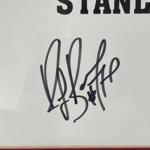 Patrick Roy Colorado Avalanche Autographed Looney Tunes 29"x26.5" Photo JSA COA- 2001 Stanley Cup Team Signed