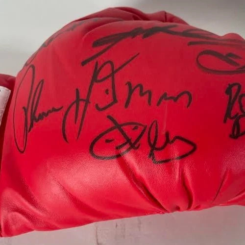 Four Kings Boxing Glove - Signed by Roberto Duran, Marvin Hagler, Thomas Hearns & Sugar Ray Leonard