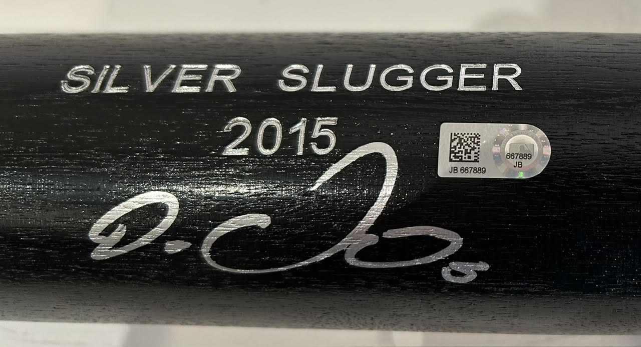 Carlos Gonzalez Autographed Louisville Slugger 2015 Silver Slugger Bat MLB COA
