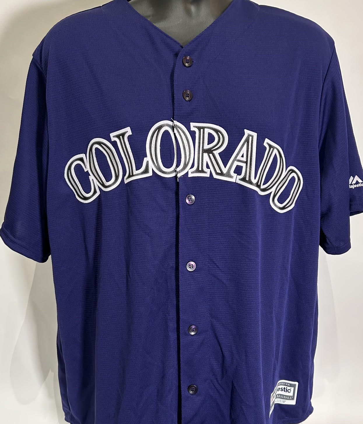 Nolan Arenado Autographed Majestic Purple Colorado Rockies Jersey (Size XL)