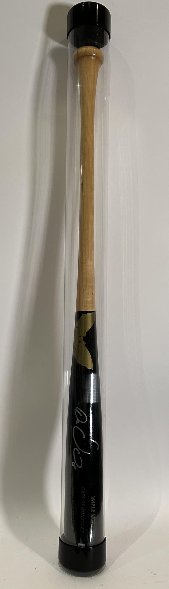 Carlos Gonzalez Autographed SamBat® Maple MCI Rideau Crusher MLB Authenticated