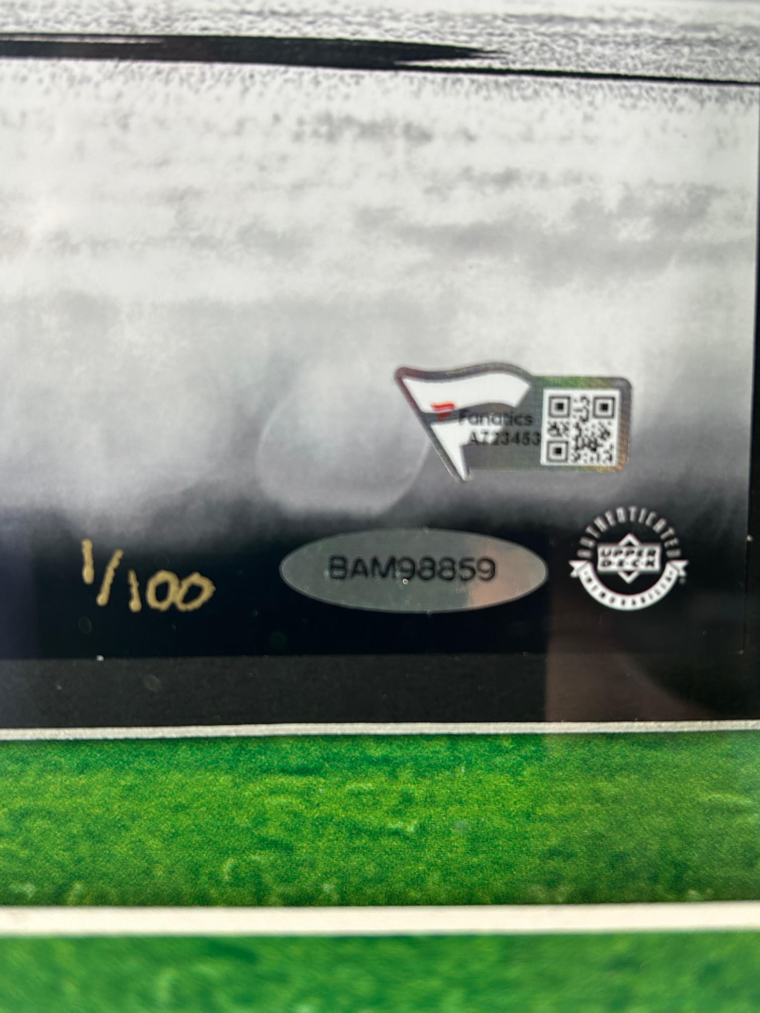 Tiger Woods 5-Time Masters Champion Collage w/Credentials UDA LE 100 Autographed Photo in Lighted Shadowbox 25.5"x25.5" Frame