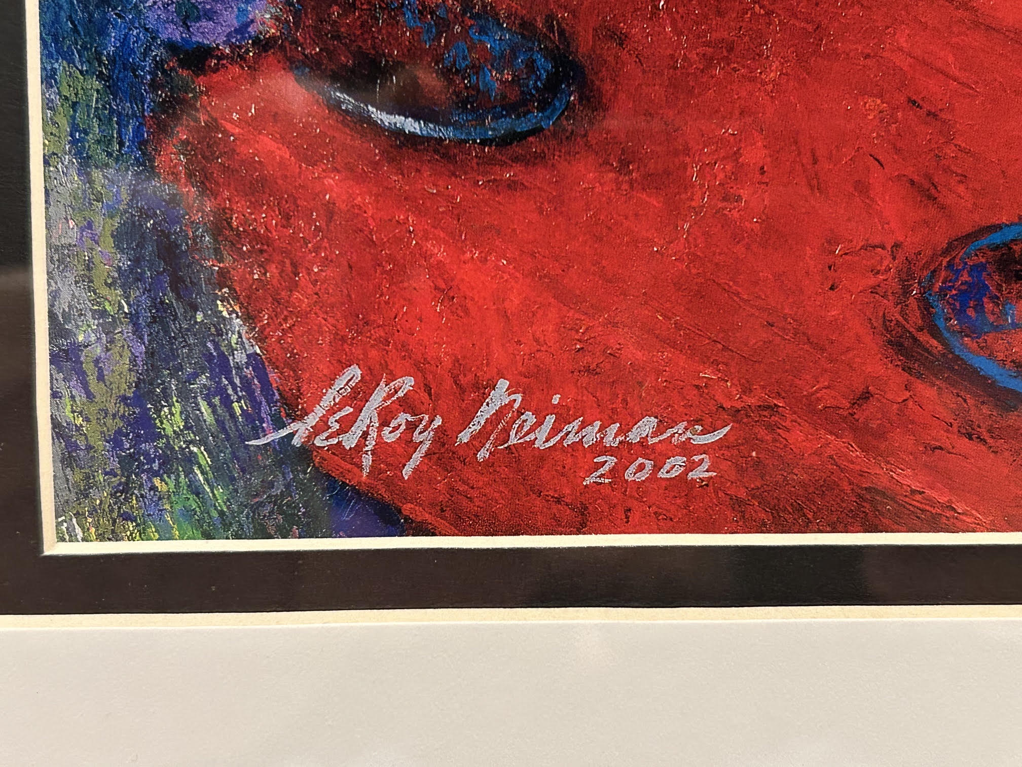 Leroy Neiman Frank Sinatra at Rao's Lithograph – Framed & Matted 8x10 Print