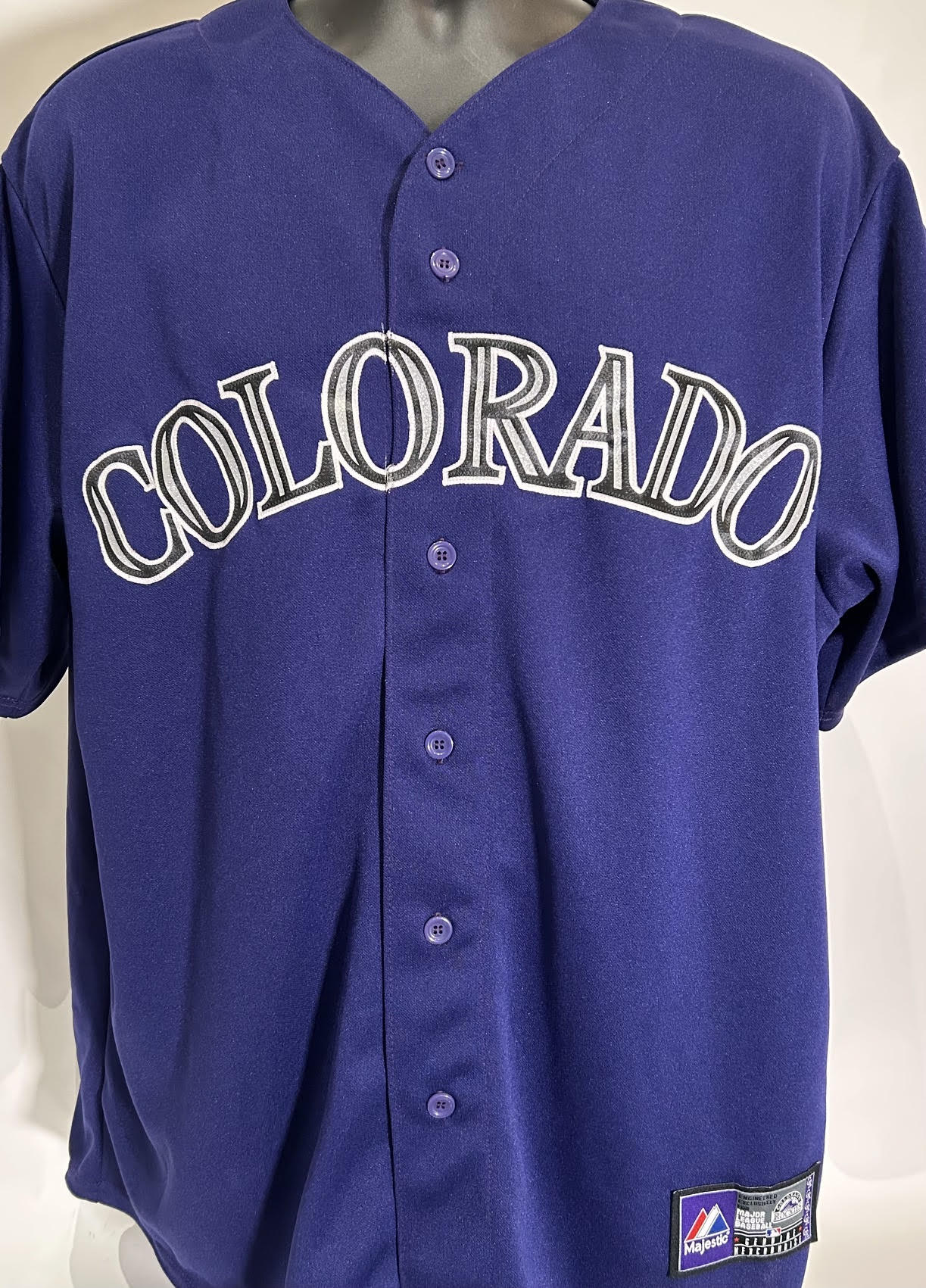 Carlos Gonzalez Autographed Majestic Purple Colorado Rockies Jersey MLB COA