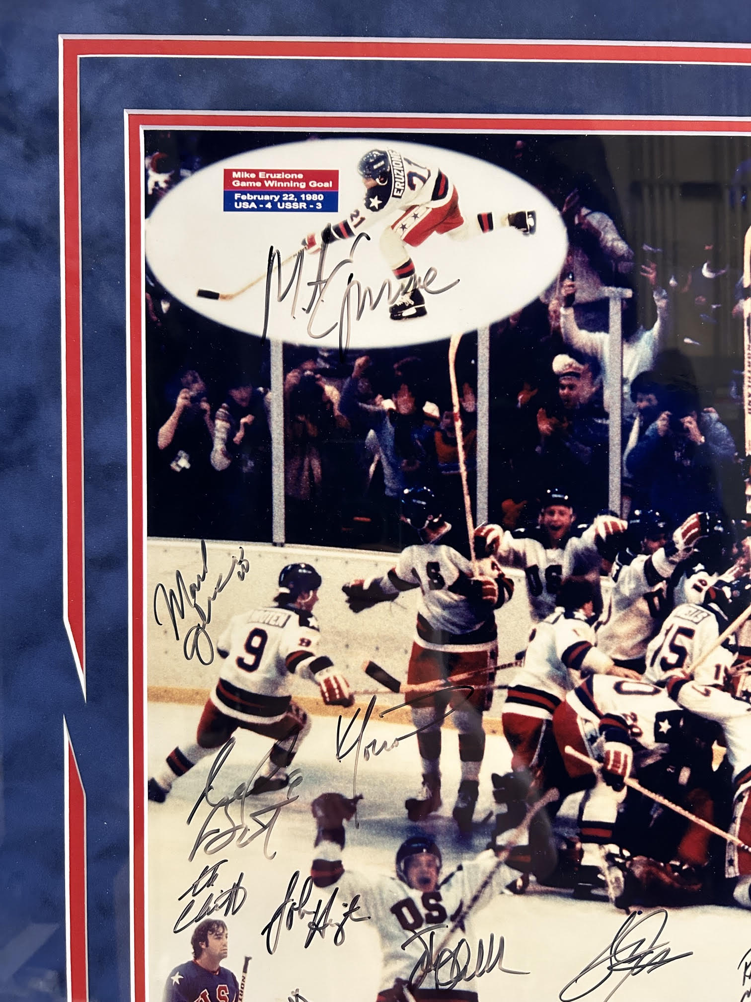 Miracle on Ice 1980 USA Gold Medal Team Signed (incl. H. Brooks) 16x20 - JSA LOA - Latitude Sports Marketing