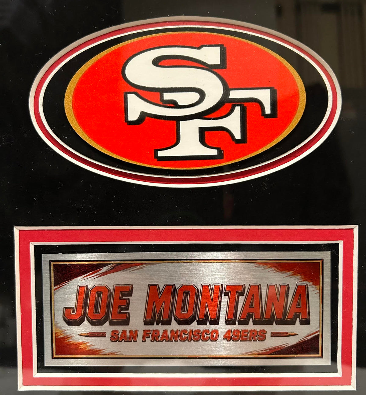 Joe Montana Autographed San Francisco 49ers 8x10 Framed Photo - JSA COA - Latitude Sports Marketing